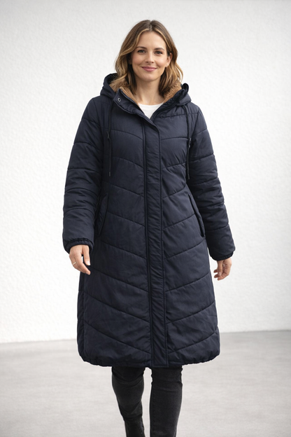 Damenmantel Winter mit Eingrifftaschen