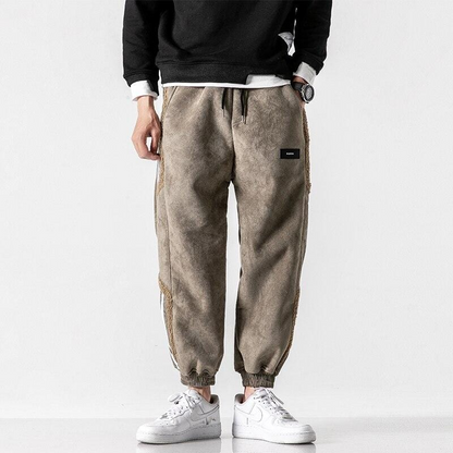Joggerhose Herren mit Panel-Details – bequeme Streetwear-Hose für den Frühling