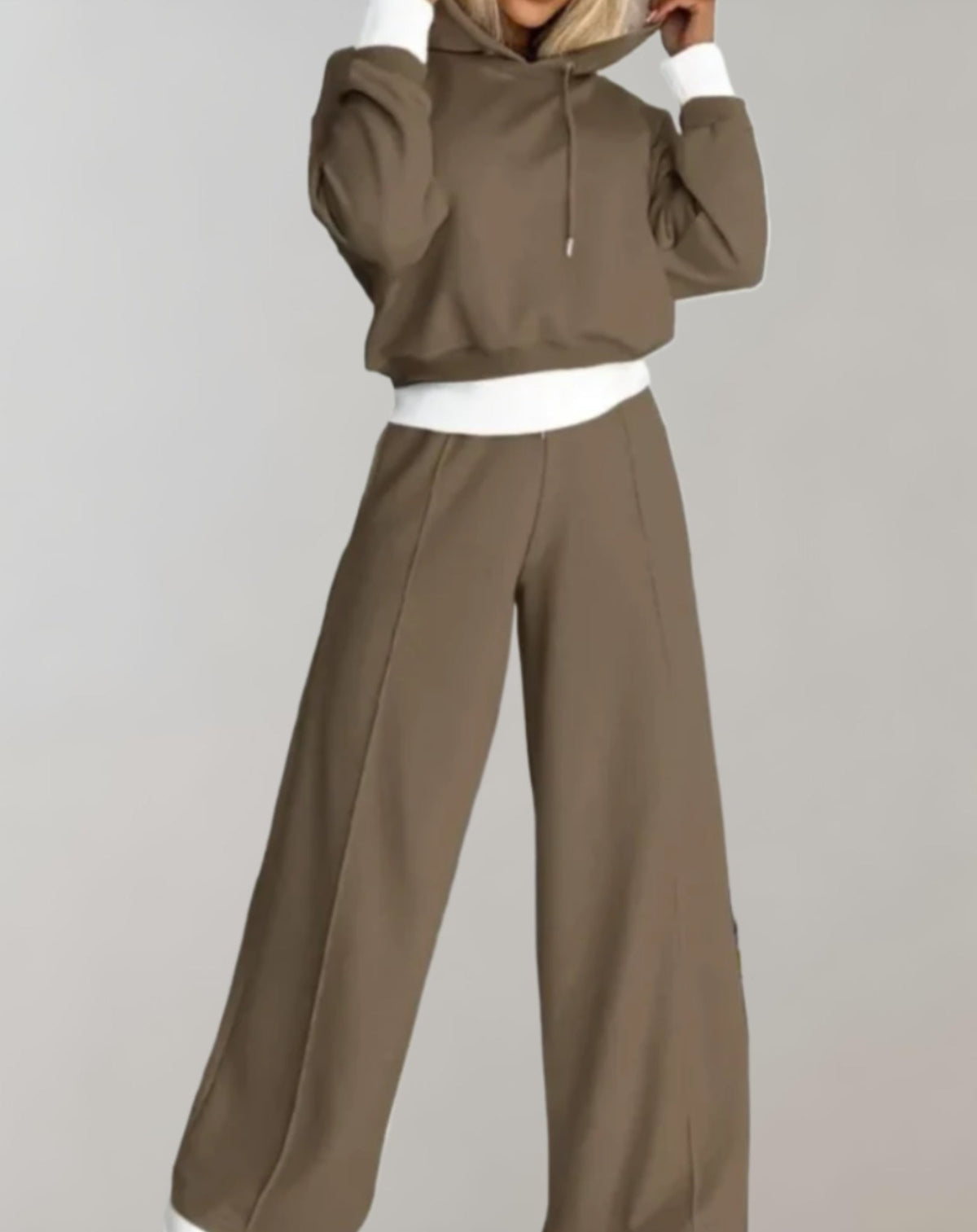 Freizeit-Set Damen – Hoodie und Jogginghose aus Baumwollmischung