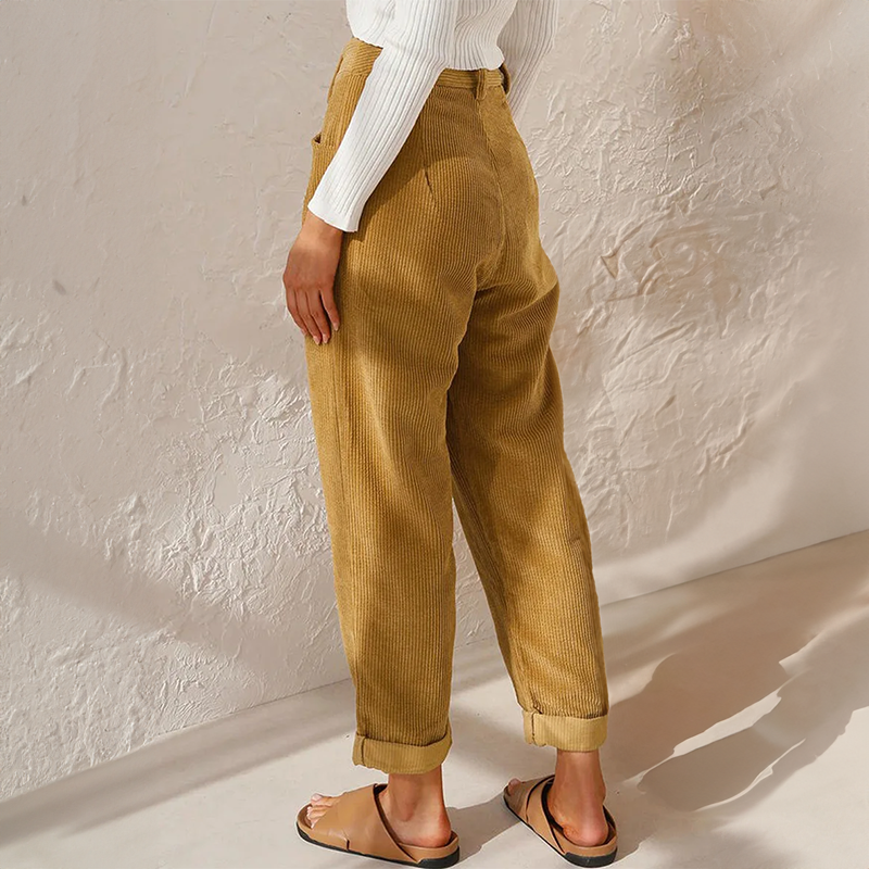 Damen Cordhose stilvoll – bequeme Freizeithose