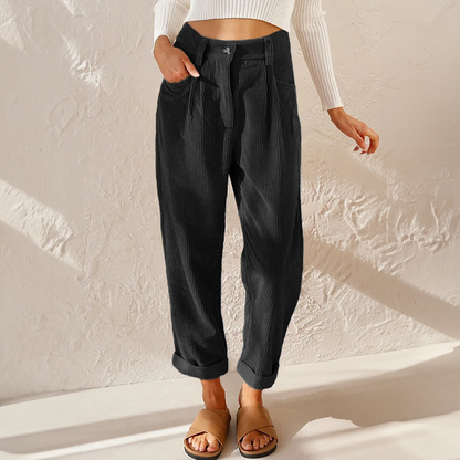 Damen Cordhose stilvoll – bequeme Freizeithose