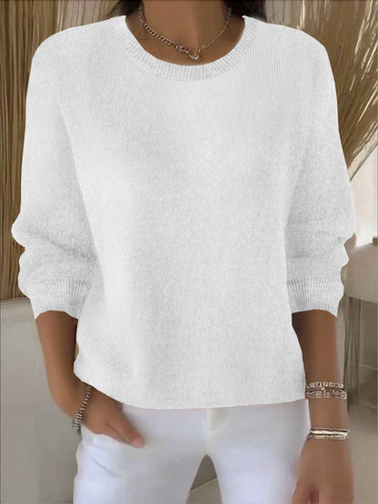 Strickpullover aus Viskose – eleganter Feinstrick in Einheitsgröße