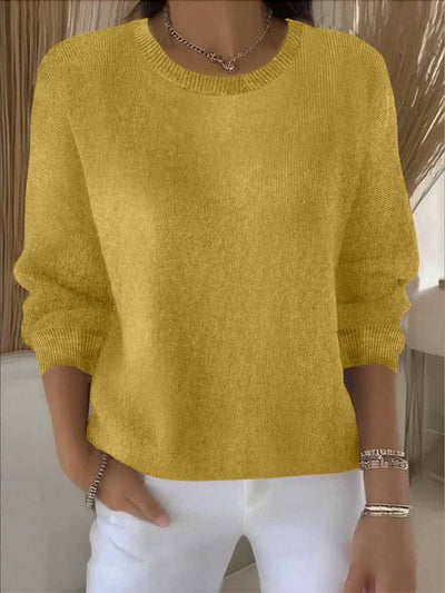 Strickpullover aus Viskose – eleganter Feinstrick in Einheitsgröße