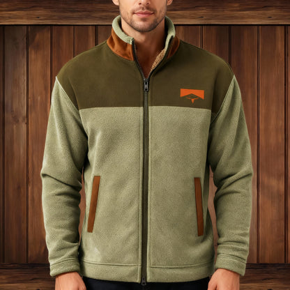 Leichte Herren-Freizeitjacke aus Polyester mit 3D-Print