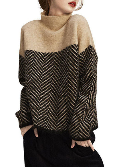 Gemütlicher Pullover Damen mit Rollkragen