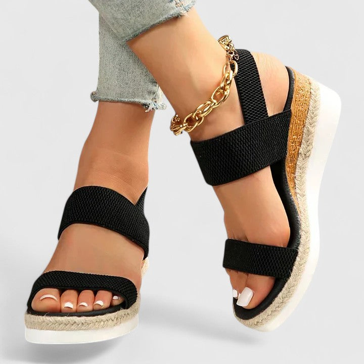 Orthopädische Sandalen Damen – Komfort-Sandalen mit Fußbett, Detailansicht