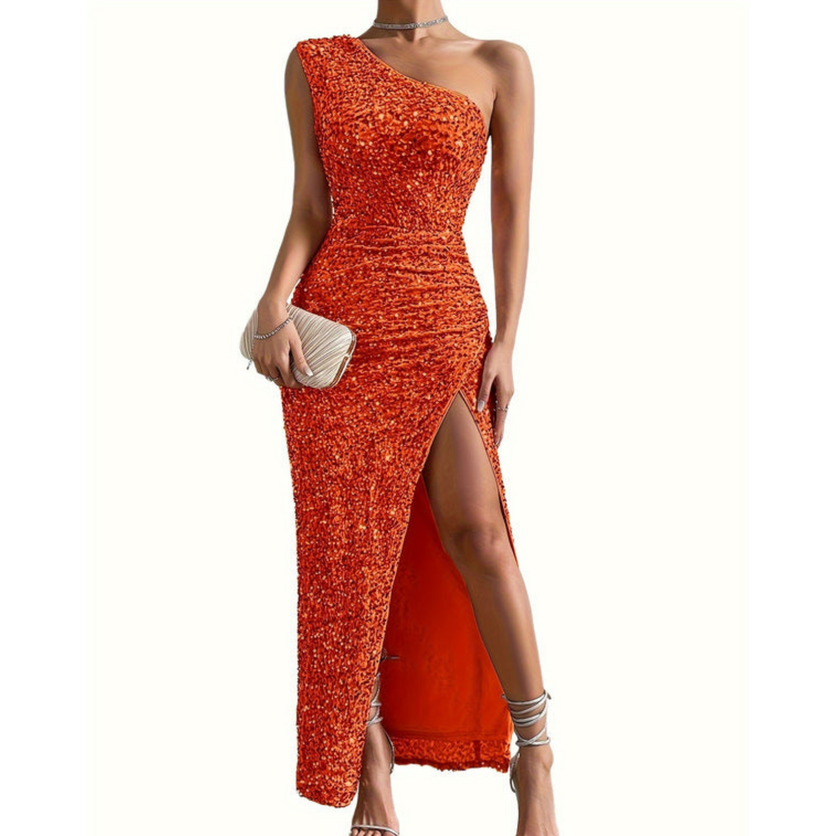 Damen Glitzerkleid – festliches Partykleid