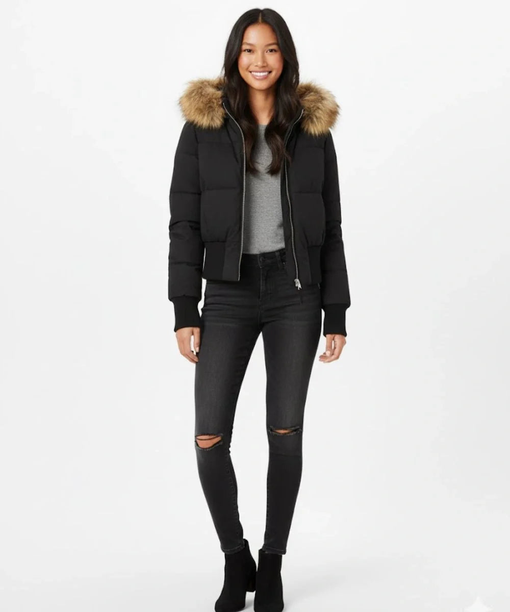 Gesteppte Damenjacke mit Leistentaschen