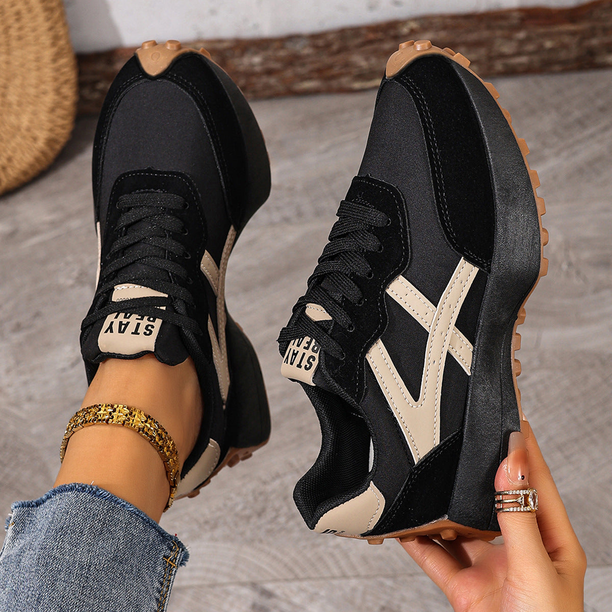 Orthopädische Textil-Sneaker – Leichte, bequeme Sneaker mit Dämpfung
