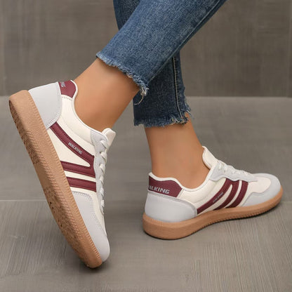 Orthopädische Sneaker Damen aus Wildleder – Wide-Fit-Schuhe, Detailansicht
