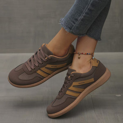 Orthopädische Sneaker Damen aus Wildleder – Wide-Fit-Schuhe, Detailansicht