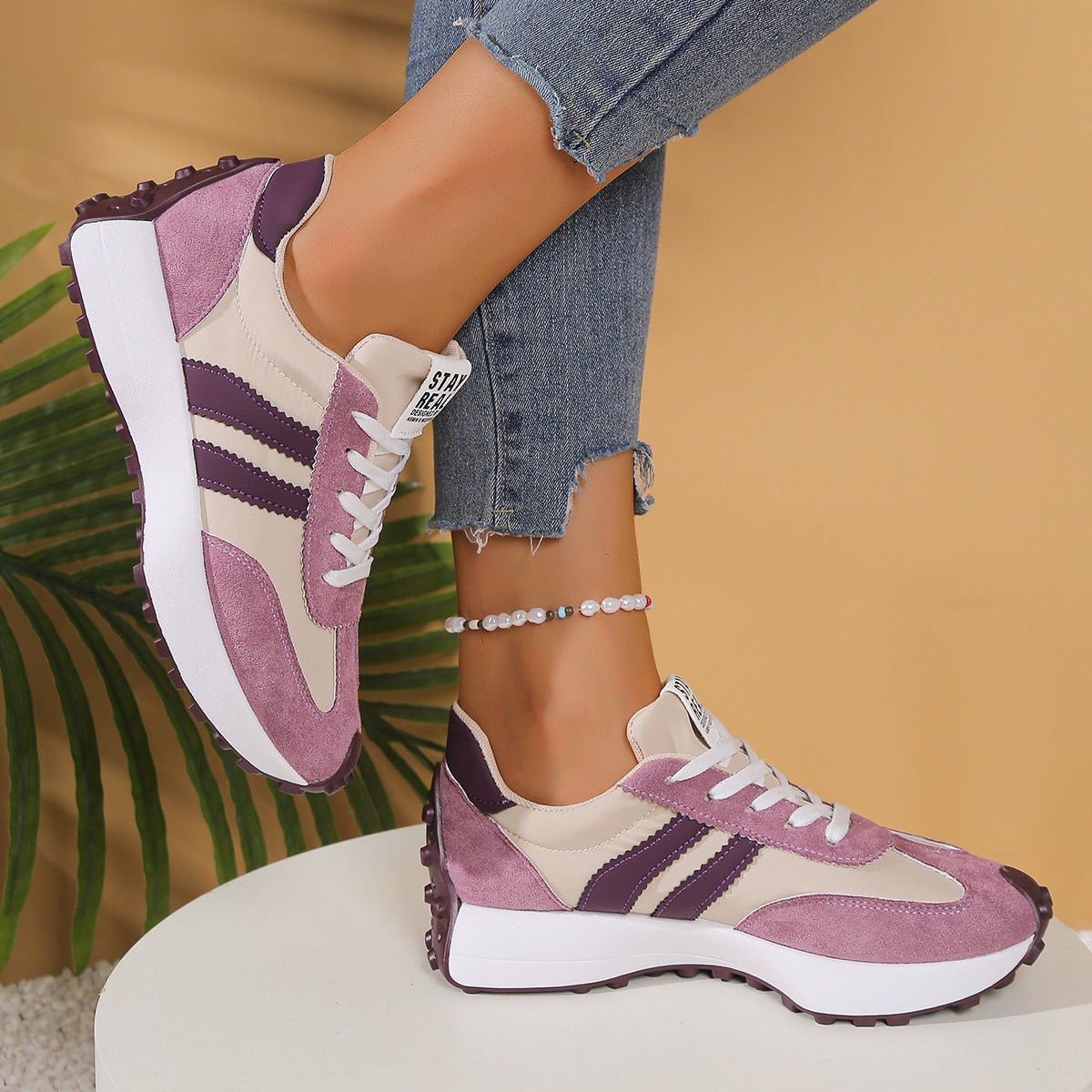 Orthopädische Textil-Sneaker – Leichte, bequeme Sneaker mit Dämpfung