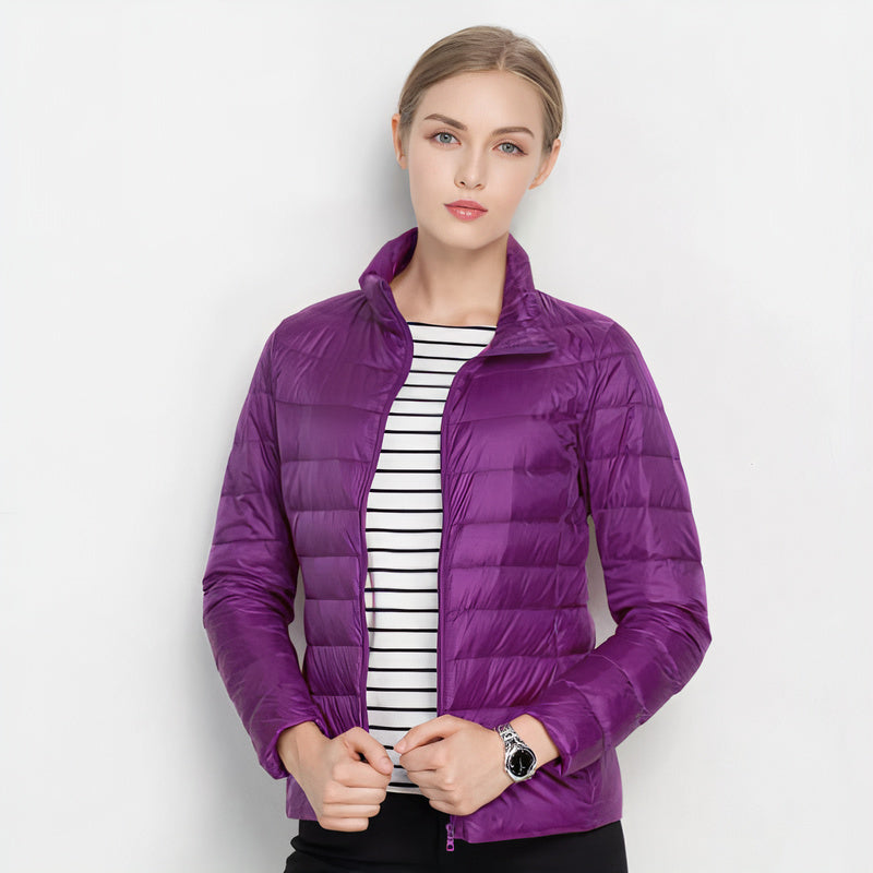Damen Steppjacke leicht mit Kapuze