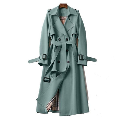 Damen Trenchcoat mit Gürtel – klassischer Mantel