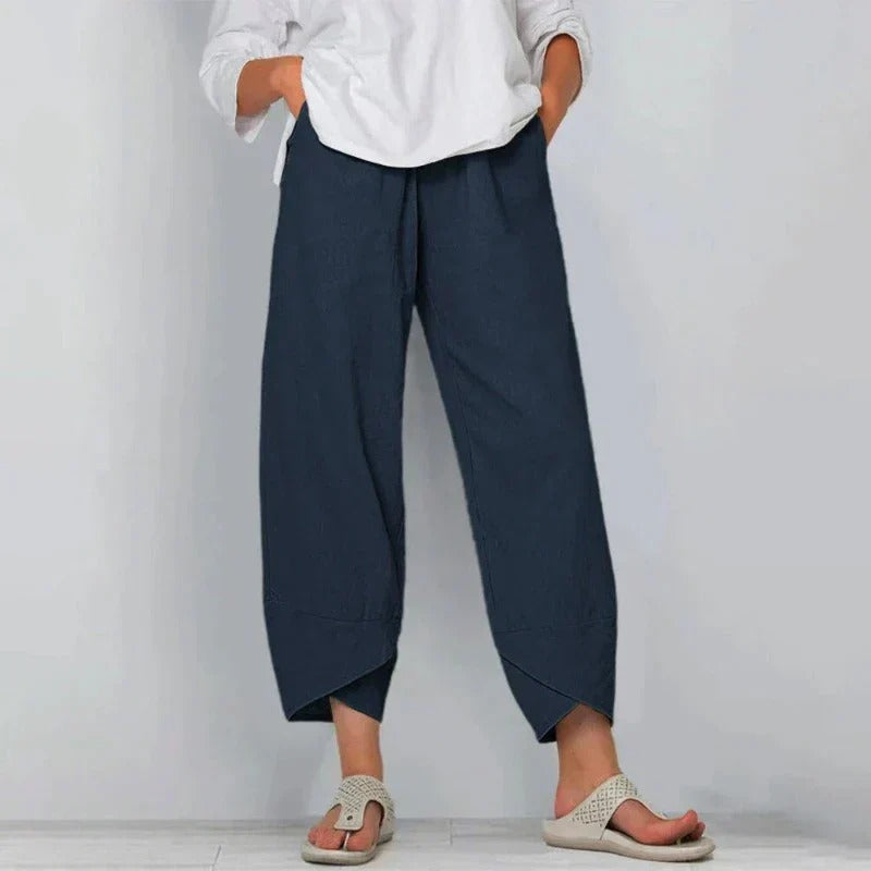 Leichte Hose Damen mit weichem Bund