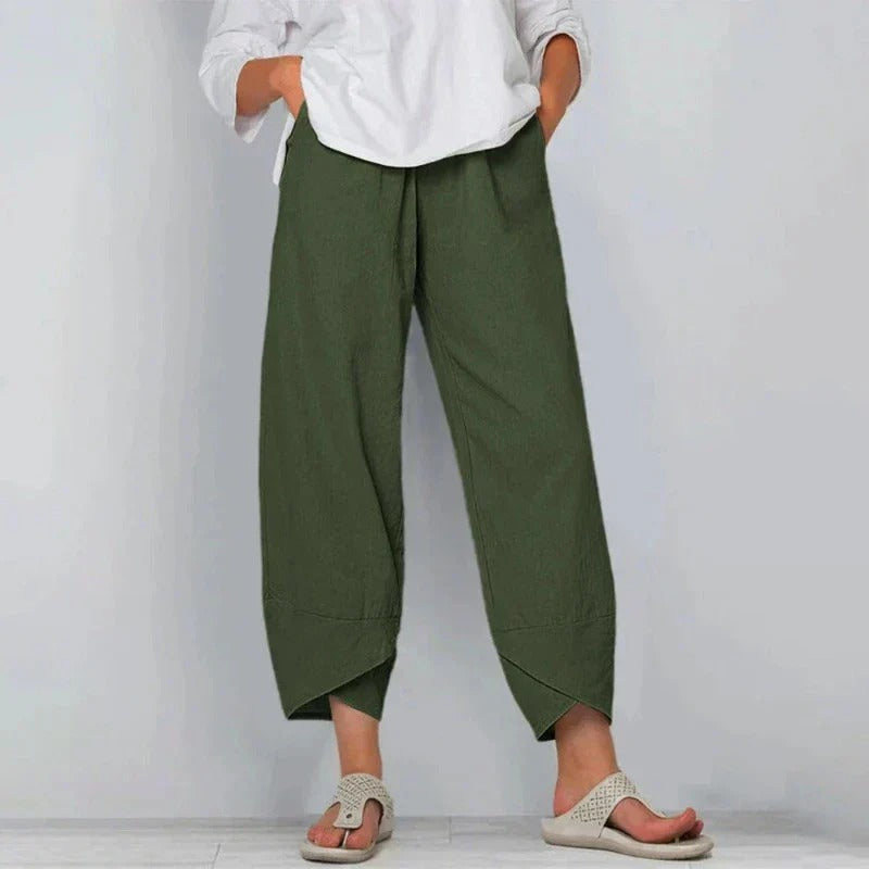 Leichte Sommerhose Damen tailliert