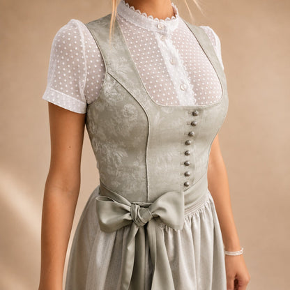 Damen Oktoberfestkleid klassisch mit Schleife – Trachtenkleid