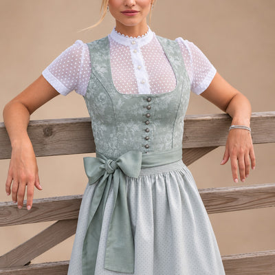 Damen Oktoberfestkleid klassisch mit Schleife – Trachtenkleid