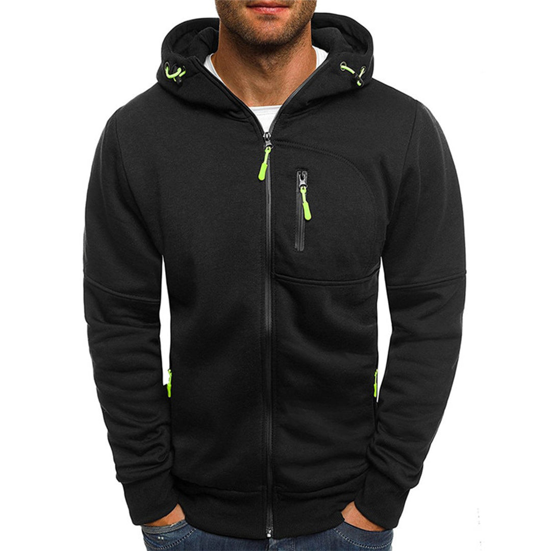Zip-Hoodie Herren – lässiger Kapuzenpullover mit Reißverschluss