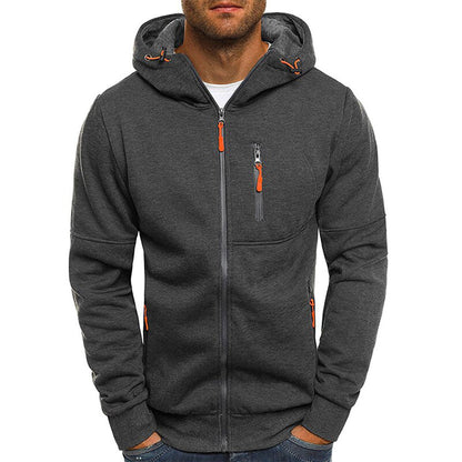 Zip-Hoodie Herren – lässiger Kapuzenpullover mit Reißverschluss