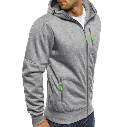Zip-Hoodie Herren mit Reißverschluss
