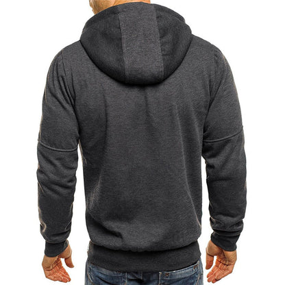 Herren Zip-Hoodie aus Baumwollmischung