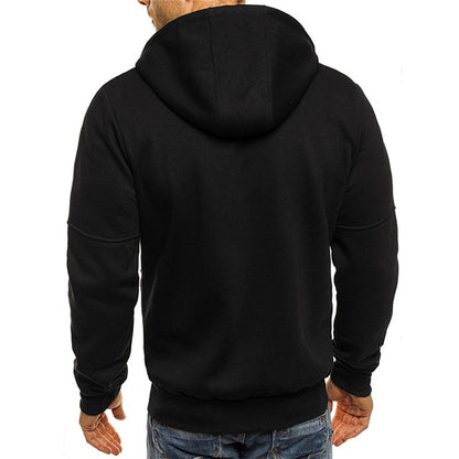 Zip-Hoodie Herren – lässiger Kapuzenpullover mit Reißverschluss