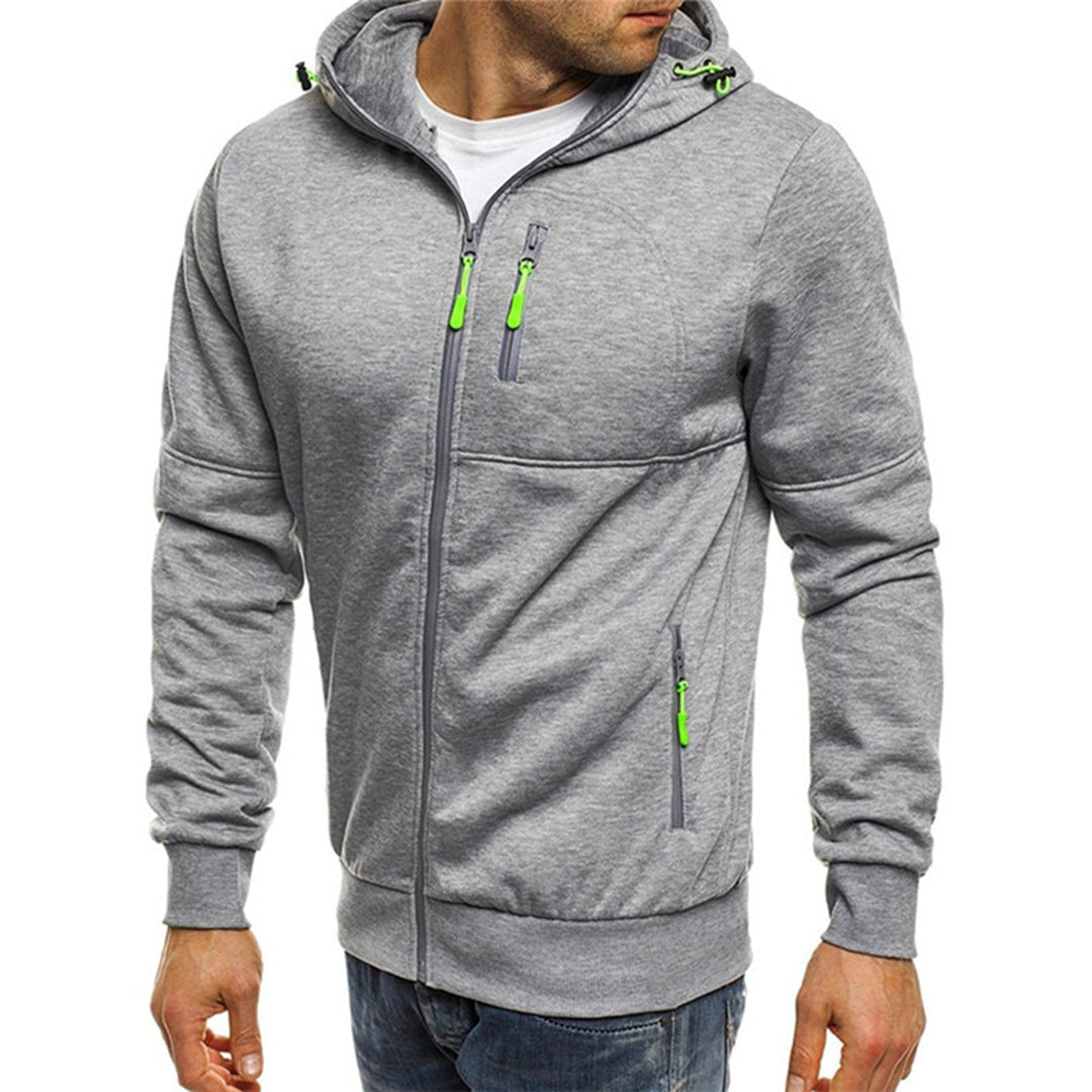 Zip-Hoodie Herren – lässiger Kapuzenpullover mit Reißverschluss