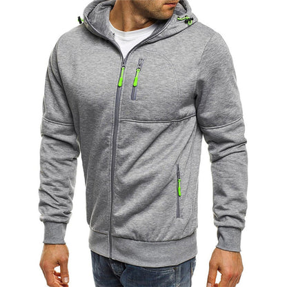 Zip-Hoodie Herren – lässiger Kapuzenpullover mit Reißverschluss