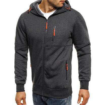 Zip-Hoodie Herren – lässiger Kapuzenpullover mit Reißverschluss