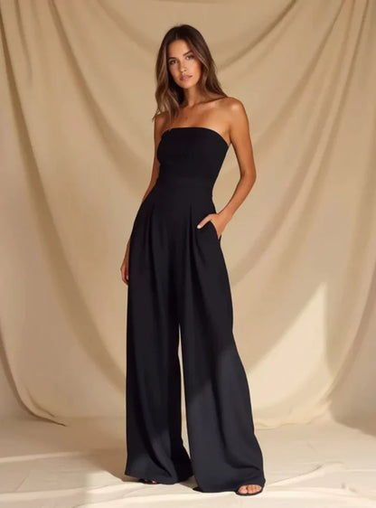 Eleganter Overall Damen trägerlos
