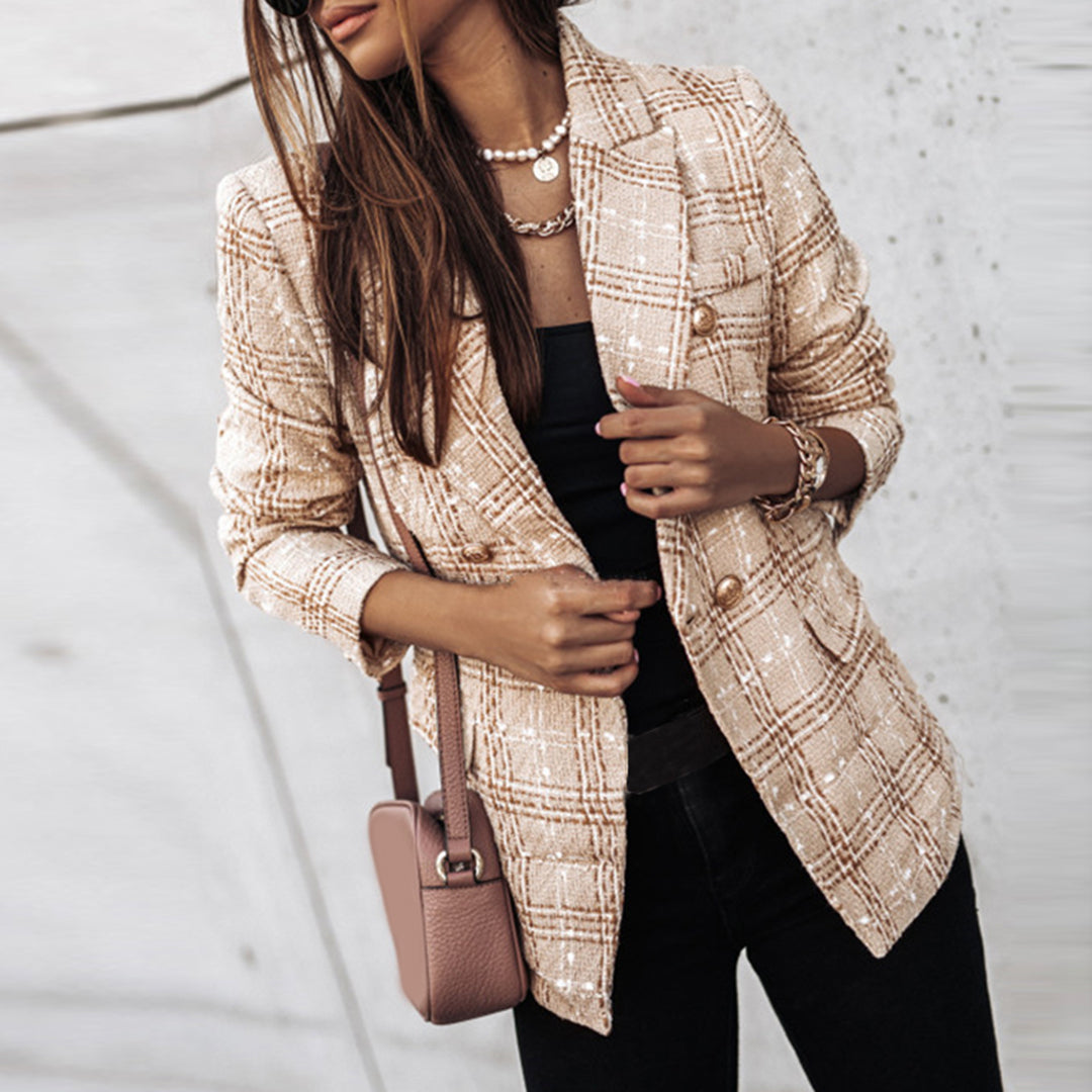 Eleganter Blazer Damen mit langen Ärmeln