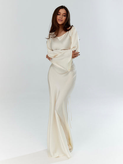 Abendkleid Damen aus Satin