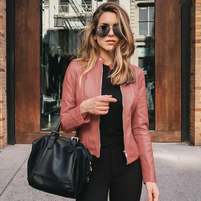 Coole Lederjacke Damen