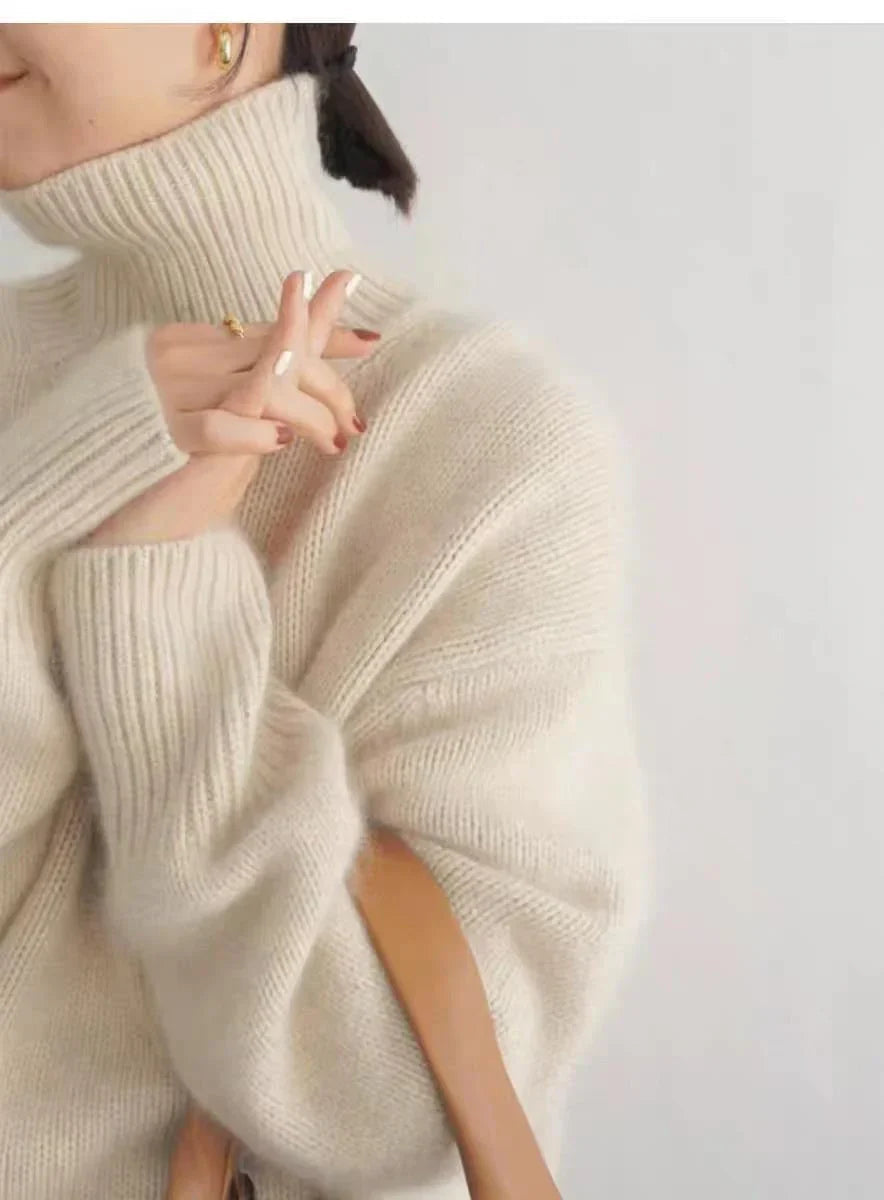 Rollkragenpullover aus Kaschmir – weicher Feinstrick-Pullover, warm & elegant