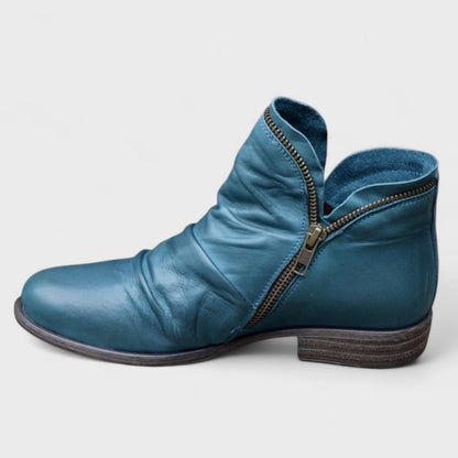 Orthopädische Stiefeletten Damen aus Textil – Ankle Boots, Detailansicht