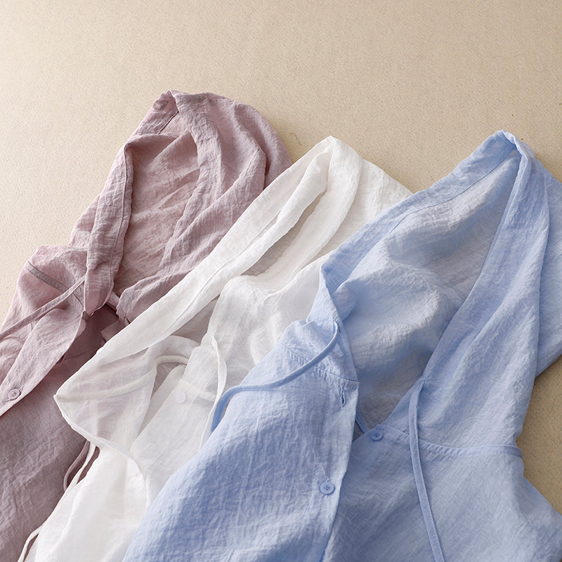 Kapuzenjacke Damen offen getragen