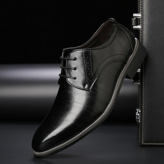 Herren Schnürschuhe formell aus Kunstleder