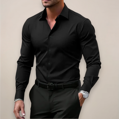 Hemd Herren Slim Fit – stilvolles Baumwollhemd für den Frühling