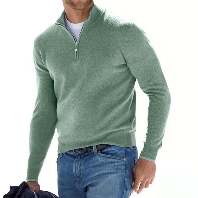 Half-Zip Pullover Herren