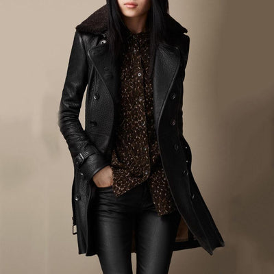 Damen Jacke mit Umschlagkragen – elegante Jacke