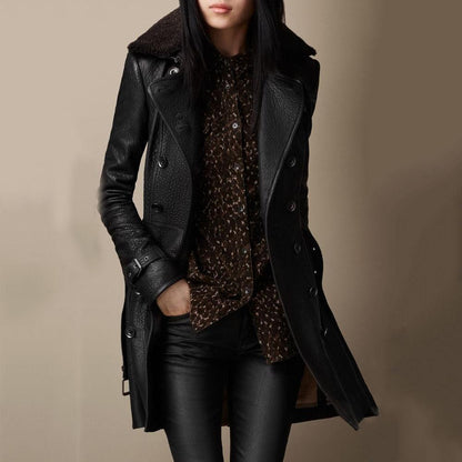 Damen Jacke mit Umschlagkragen elegante Jacke