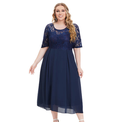 Maxikleid Damen aus Chiffon