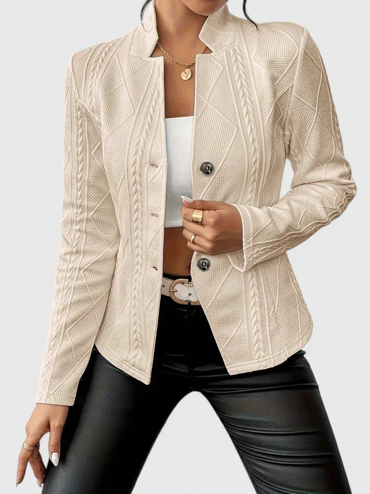 Eleganter Blazer Damen aus Viskose minimalistisch