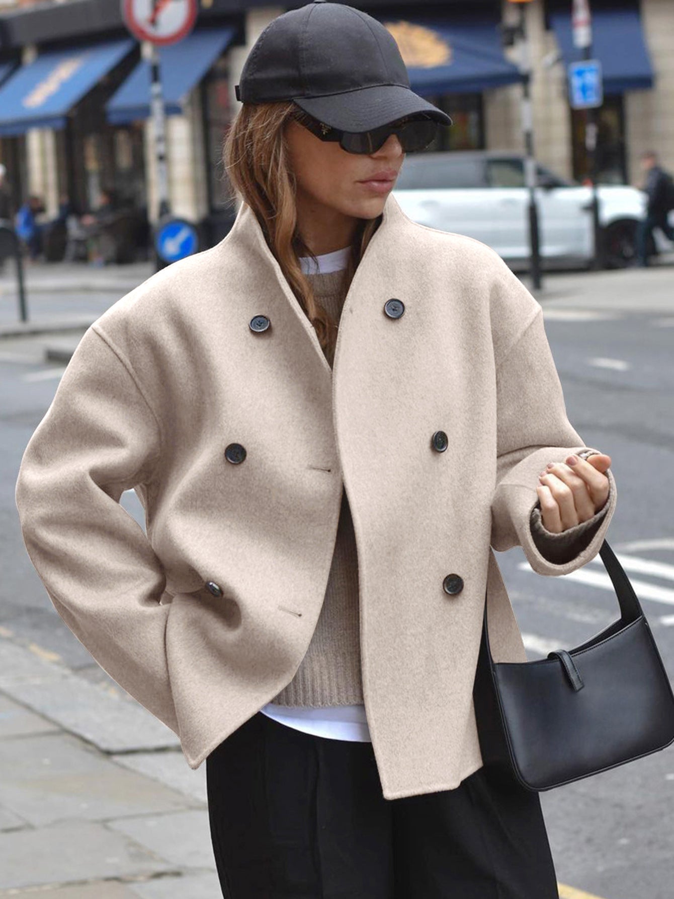 Damen Oversize Jacke Übergangszeit