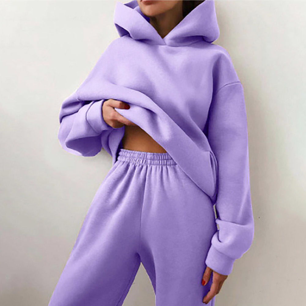 Jogging-Set aus Leinen – Freizeitanzug mit Jacke und Hose