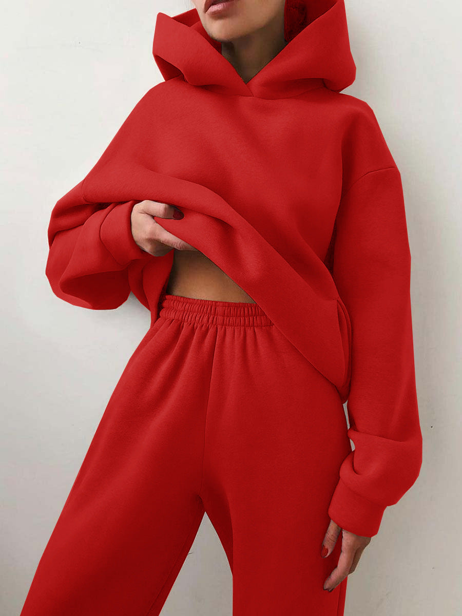 Jogging-Set aus Leinen – Freizeitanzug mit Jacke und Hose