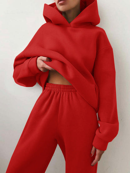 Jogging-Set aus Leinen – Freizeitanzug mit Jacke und Hose