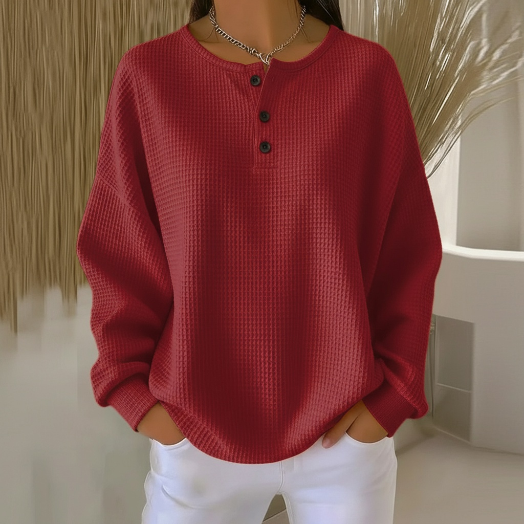 Freizeit Sweatshirt Damen strukturiert