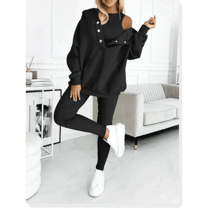Sweatshirt-Anzug Damen mit Jacke und Hose